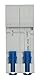 Electraline 87013 Leistungsschalter (RCBO), 25 A, Typ A, Kurve C, Empfindlichkeit 30 mA, Anschluss 1P+N,
