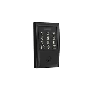 Schlage Encode Smart Wi-Fi Deadbolt with Century Trim in Matte Black