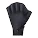 Meyrwoy Aquatic Gloves Swimming Training Webbed Swim Gloves for Men Women Adult Children Aquatic Fitness Water Resistance Training Black M, Water Sports, Medium