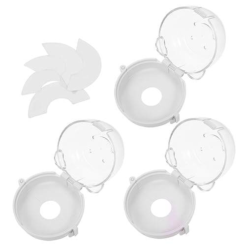 MOLUCKFU 3個 ガスコンロスイッチカバー 子供の のためのノブカバー ベビー ストーブ 透明なストーブノブカバー チャイルド ストーブガード ガスオーブン &pp素材