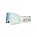 Burton Anon M6 Low Bridge (Asia Fit) Snow Goggles + Bonus Lens + MFI Face Mask + Case (Frame: Oat, Lens: Perceive Variable Blue, Spare Lens:Cloudy Pink)