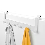 ✔ DESIGNED IN GERMANY: Moderne und praktische Garderobenleiste für die Türrückseite.