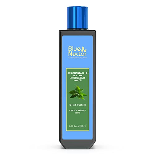 Blue Nectar Anti Dandruff Hair Oil Neem & Tea Tree|