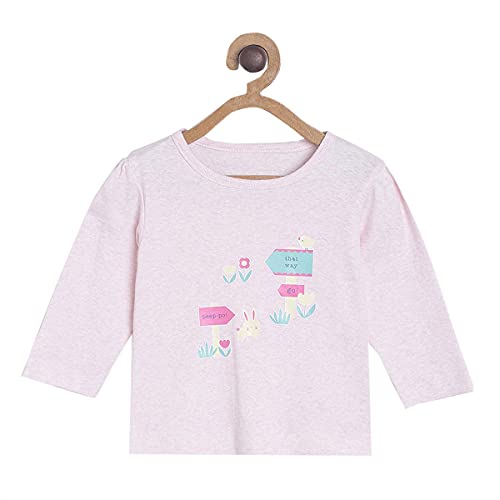 Image of miniklub Infant Girls Pack of 3 Printed Pure Cotton Tops