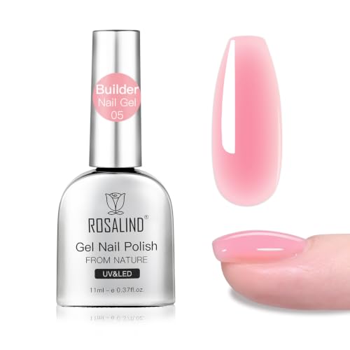 ROSALIND Gel Constructor Uñas 1 Pieza 11ML Rosa Builder Nail Gel