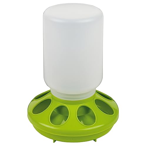 Nobby Mangeoire Automatique en Plastique pour Poussins - 1 kg - Diamètre : 15,5 x 20,5 cm - Vert