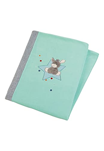 Couverture en peluche Sterntaler Âne Emmi multicolore 75x100 cm pour bébé dès la naissance