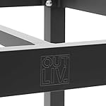 OUTLIV. Gartentisch Aluminium Glas-Keramik Anthrazit