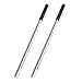 Professional Garage Door Spring Winding Rod Set Of 2 Robust Steel With Secure Rubber Handle For Safe Adjustments