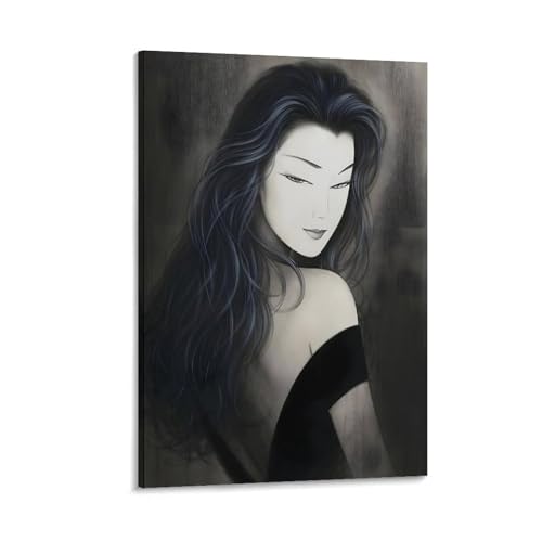 鶴田一郎 複製画　絵画　2作品 A2ポスター「まなざし II」（※額無し） | 鶴田一郎アートストア