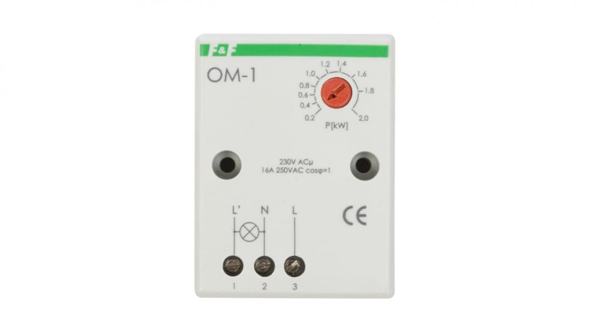 Limitador de potencia 16A 30sek OM-1 f&f 5908312592075