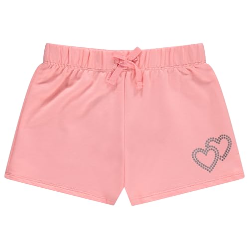 Image of BTween 4 Pack Girls Shorts, Cotton French Terry Shorts for Girls, Kids Summer Clothing