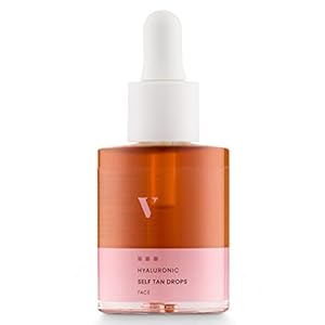 VENICEBODY Hyaluronic Self Tan Drops (30ml) Selbstbräuner Gesicht – Selbstbräuner-Konzentrat zum Mischen in die…
