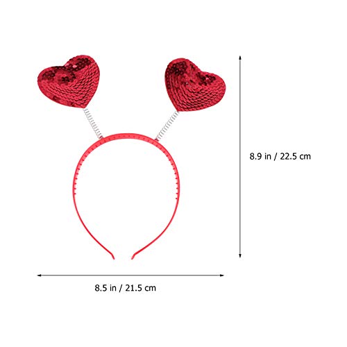Minkissy - Cerchietto a forma di cuore, con