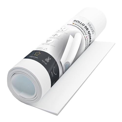 BIBODU Rotolo di Gomma Eva Bianco 2mm di Spessore |