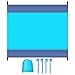 Coperta da Spiaggia, Portatile Extra Grande 210 x 200cm Tappetino da Spiaggia, Coperta da Picnic Impermeabile, Antisabbia, 4 Chiodi di Fissaggio, per Spiaggia, Erba, Escursionismo, Campeggio, Giardino