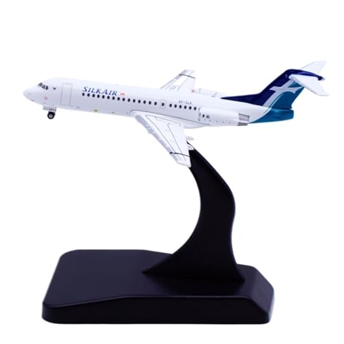 Fokker 70 9V-SLK SilkAir modelo de avión 7CM réplica metálica coleccionable 1/400