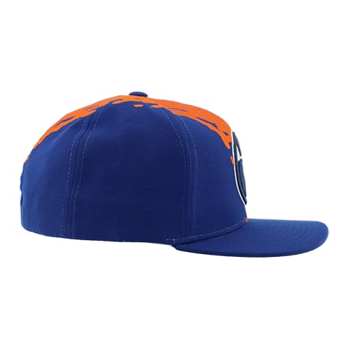 Image of ZHATS NHL Unisex-Adult NHL Officially Licensed Adjustable Snapback Hat Flat Bill Z11 Retro Paintbrush
