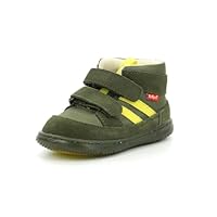 KICKERS Boy's Unisex Kids KICKBUBBLOKRO Ankle Boot, KAKI Jaune, 2 UK Child