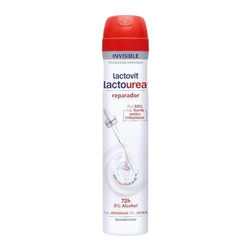 Lactovit   Desodorante Spray Reparador Lactourea con Urea ProLactic10, Acción Anti Irritaciones y Protección Antitranspirante 72H