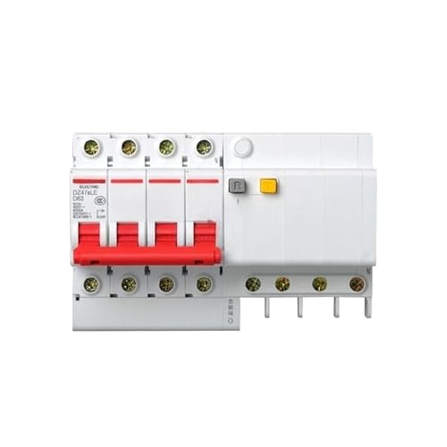 Disjoncteur de protection DZ47SLE 4P D 16A protège contre fuite de courant