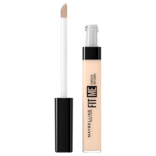 Maybelline New-York - Anti-cernes Correcteur Fluide Fit Me Matte & Poreless - Tous Types de Peaux - 08 Nude - 6,8 ml