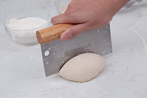 Pie Crust & Pastry Utensils Set, 2.2Lb Pie Weights Baking Beans & Pastry Dough Blender & Wood Handle Dough Cutter Set #TOP5