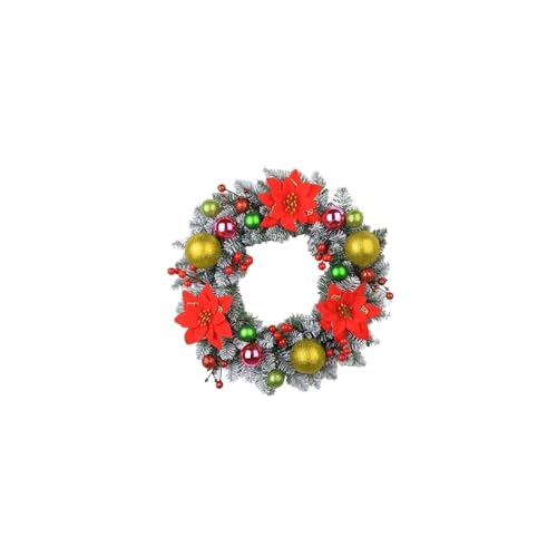 Guirlande de Noël jaune double face décoration à suspendre durable