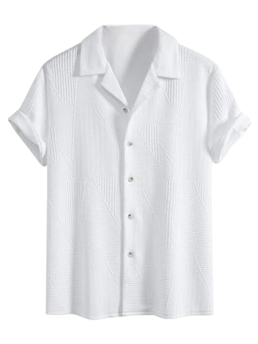 Image of Leriya Fashion Shirt for Man Polycotton Regular Fit | Mens Casual Shirts | Shirt for Man| Shirts for Mens Stylish |Half Sleeve Button Down Textured Summer Wear (Available in Plus Sizes)