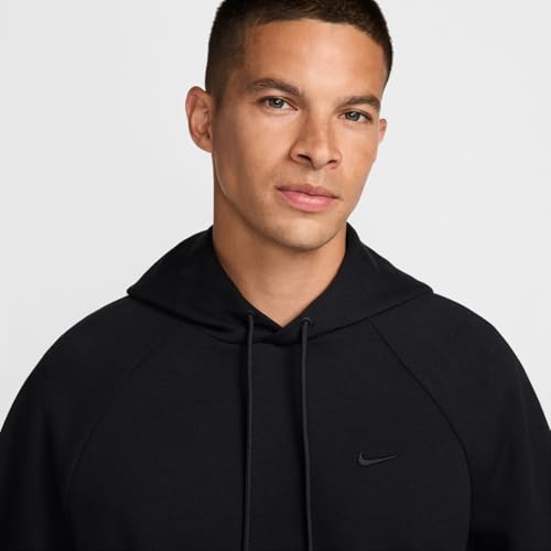 Nike Primary Men's Dri-FIT UV Pullover Versatile Hoodie (FZ0969-010, Black/Black)4