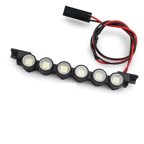 RC�J�[���C�g For TRX4M For Bronco For Defender K10 1/18 �v���X�`�b�N�� ���[�t���C�g 6�� �o�[ �X�|�b�g���C�g �w�b�h���C�g �e�[�����C�g RC�N���[���[�p�[�c(For TRX4M Bronco)