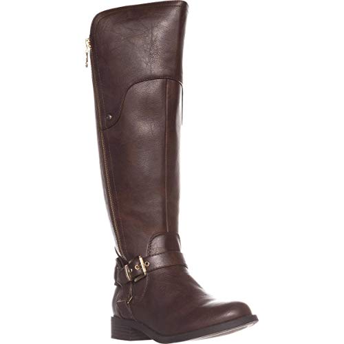 G by Guess Womens Harson Faux Leather Over-The-Knee Boots Black 6 Medium (B,M) - Thumbnail 3
