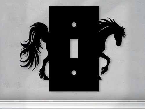 Amazon.com: Horse Light Switch Plate Cover Country Western Cabin Decor ...