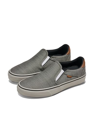 Image of Vans Mens Asher Deluxe Slip-on Shoe | Comfortable Sneakers for Fashion, Walking & Everyday Wear