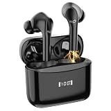 Bluetooth Kopfhörer 5.3 Noise Cancelling- TWS HiFi Stereo mit 4 Mikrofon Kabellose Kopfhörer LED-Anzeige 48H Akkulaufzeit Ohrhörer Ipx7 Wasserdicht In-Ear Kopfhörer für iPhone/Sony/Samsung/Android