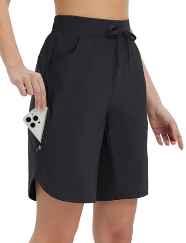 baleaf Women's Bermuda Long Shorts 9