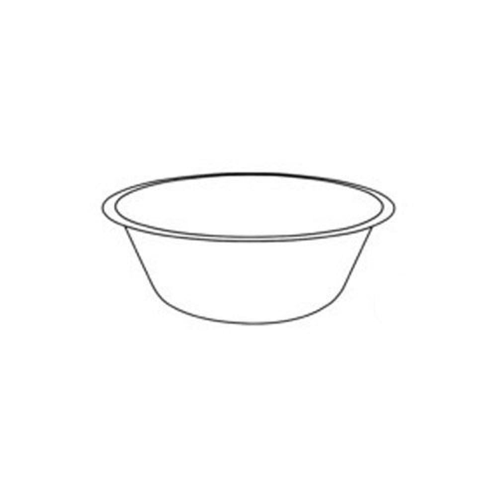 neoLab Edelstahlschüssel, 3.5 L Volumen, 27 cm Durchmesser, 10.5 cm Hoch