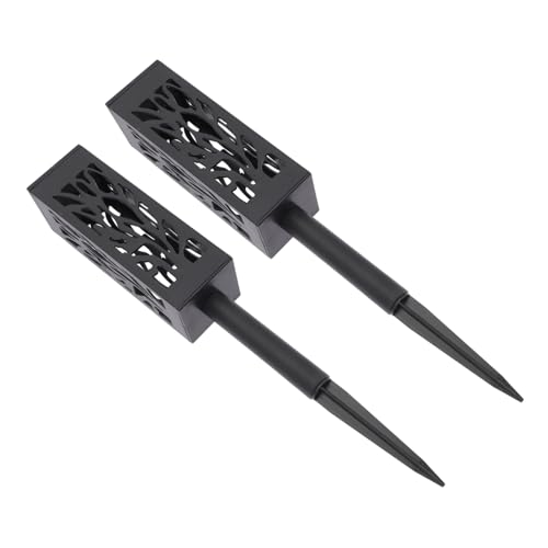 GALPADA 2 Piezas Lámparas Solares de Jardín Luces LED Eficiencia Energética Decoración para Carga Solar Automática Estilo Moderno