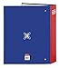 Safta- Munich Carpeta de Folio 4 Anillas, Color Oscuro/Azul, 270x60x330 mm (512074657)