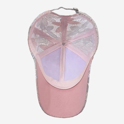 Gorra de béisbol para mujer con mariposa de strass ajustable miniatura 6