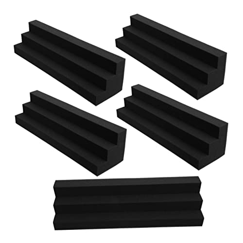 Parliky 5piezas Algodón Fonoabsorbente De Esquinas Espumas Insonorizantes Para Trampas De Graves Espumas Acústicas Para Grabación Paneles De Esquina Reducción De Ruido Para Ktv y Salas De