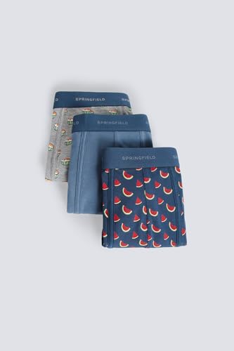 Boxer Springfield pack de 3 calzoncillos cómodos que evitan roces con diseño de sandías 3