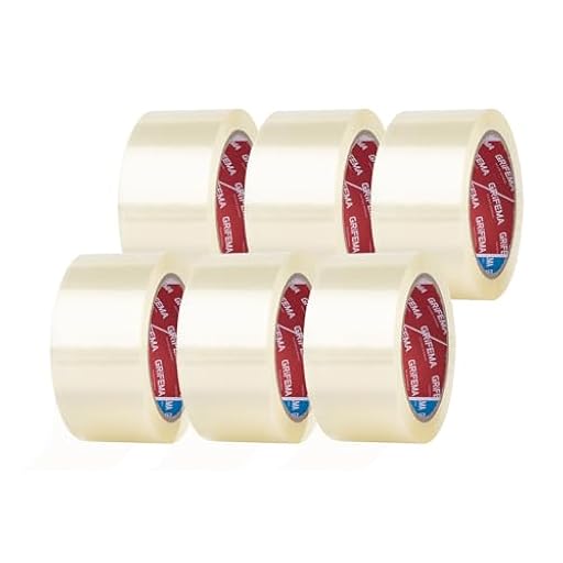 GRIFEMA GA4003-6, Cinta de Embalaje Silenciosa para Embalar Cajas de Cartón para Envíos y Mudanzas, Transparente, 66 m x 50 mm, 6 Rollos | Ya disponible en tu tienda friki favorita! En mundofriki.es! GRIFEMA GA4003-6, Cinta de Embalaje Silenciosa para Embalar Cajas de Cartón para Envíos y Mudanzas, Transparente, 66 m x 50 mm, 6 Rollos | Ya disponible en tu tienda friki favorita! En mundofriki.es!