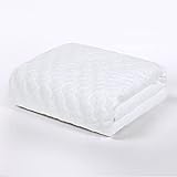 DOZ Premium Eucalyptus Mattress Protector, 100% Waterproof, Noiseless, Ultra Soft, Cooling, 3D Air Fabric Breathable Bed Mattress Cover, 16 Inch Deep Pocket (Queen)