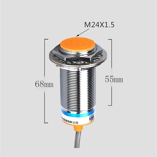 Sensor de proximidad LJ24A3-8-Z/BX inductivo M24 de 24V con salida normalmente cerrada 2