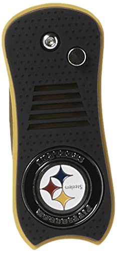 Team Golf NFL Switchblade Divot Tool with Double-Sided Magnetic Ball Marker, Features Patented Single Prong Design, Causes Less Damage to Greens, Switchblade Mechanism - Image 5