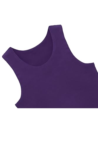 Image of Lilax Girls' Double Lined Sleeveless Basic Crop Tank Top