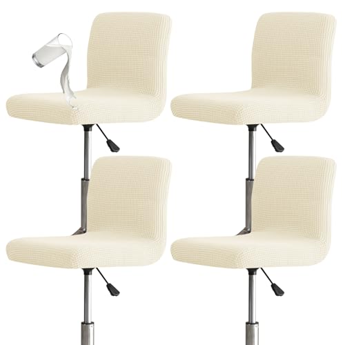 Image of Chair Covers Bar Stool Cover 4pc Bar Chair Cover Swivel Bar Stool Slipcover