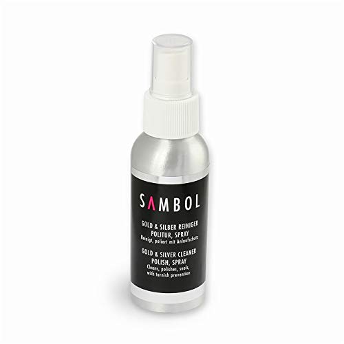 sambol Oro y Plata Lavado Spray 100 ml plata limpiador zap0181 Oro Cuidado Plata cuidado Spray