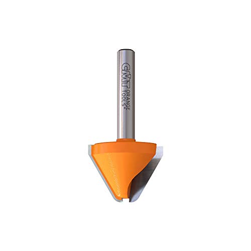 CMT Orange Tools 749.001.11 - Lettering Bit 60 Deg Hw S=6 D=25,4X19, Black/White